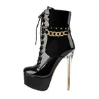 Ankle High Heel Boots